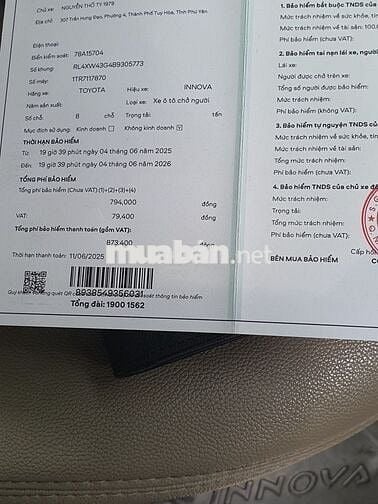 Bán Inova G 2011,xe gia đình, chính chủ