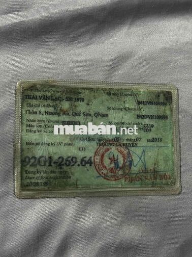 Xipo 2001 full mới 90% giấy tờ thật công an cấp