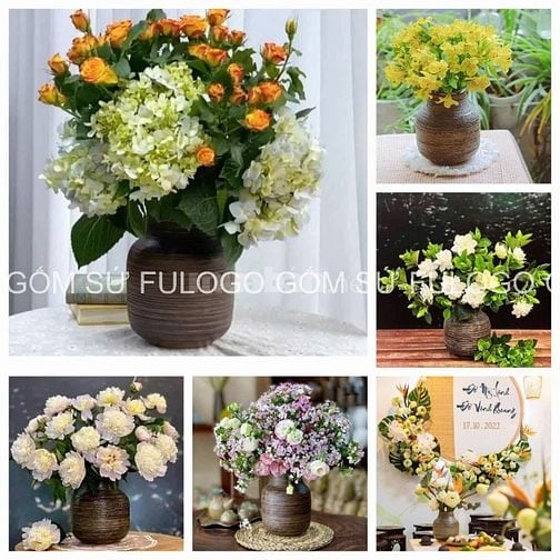 Nơi mua Sỉ Lẻ Bình Hoa Gốm Sứ Bát Tràng uy tín tại TPHCM Gốm sứ Fulogo