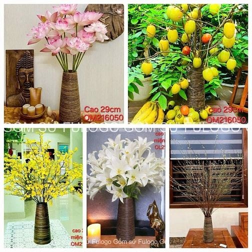 Nơi mua Sỉ Lẻ Bình Hoa Gốm Sứ Bát Tràng uy tín tại TPHCM Gốm sứ Fulogo