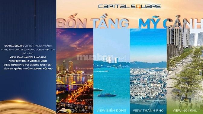 Bán Căn Hộ View Sông Hàn Chỉ Từ 1,5 tỷ (30%) Sỡ Hữu Ngay