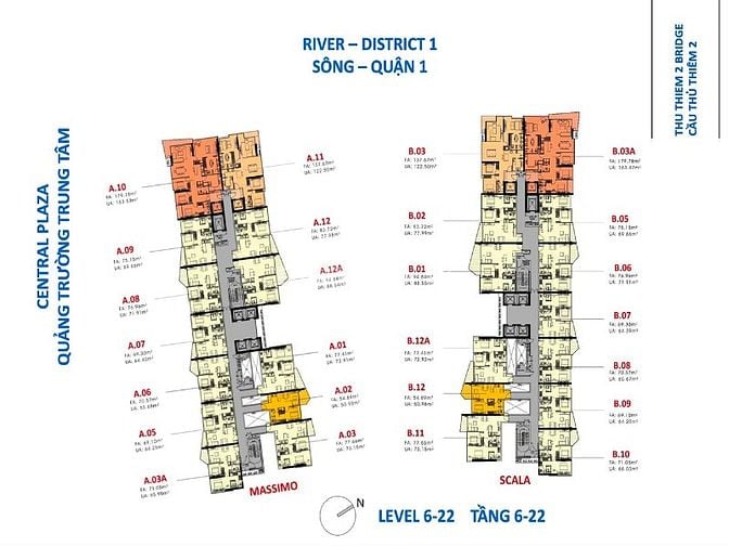 Cần bán Căn hộ tại The Metropole Opera Residence 2 phòng ngủ 76m2