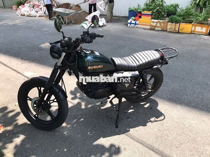 Suzuki Gn125cc - Date 1998 - Màu xanh Rêu, Đen