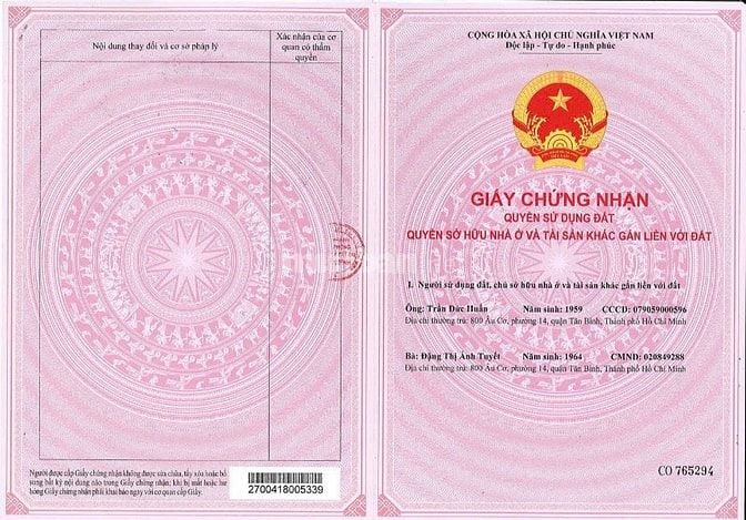 Bán nhà mặt tiền kinh doanh đường Âu Cô, PHường 14, Tân Bình, 50x60m