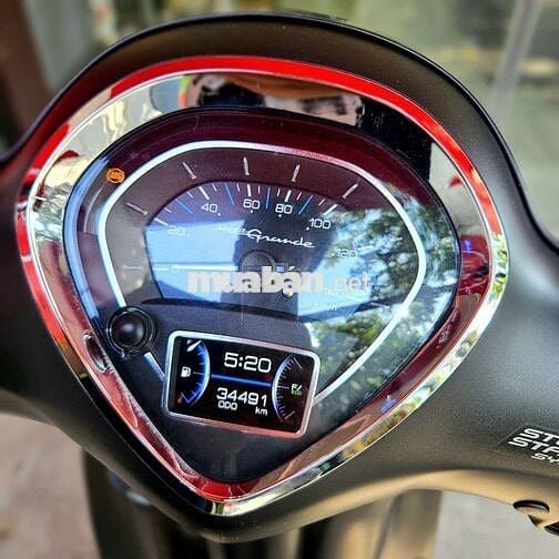 Yamaha Grande 2021 Abs (Core Blue Hybird)|Đen nhám