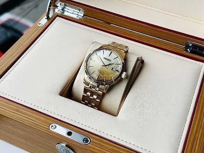 Seiko Presage Cocktail sz40.5 Gold 4R35 nội địa JP