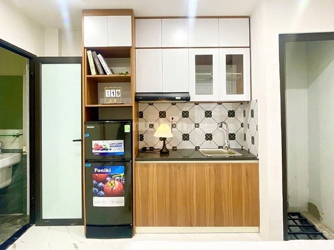 Bán tòa căn hộ 197 Hoàng Mai: 55m2, 7 tầng, 12 phòng, full nội thất