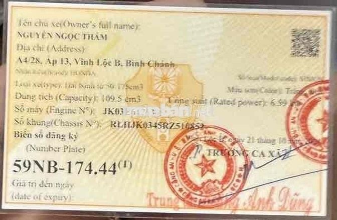 vison BSTP 2024 9 chủ giao căn cước