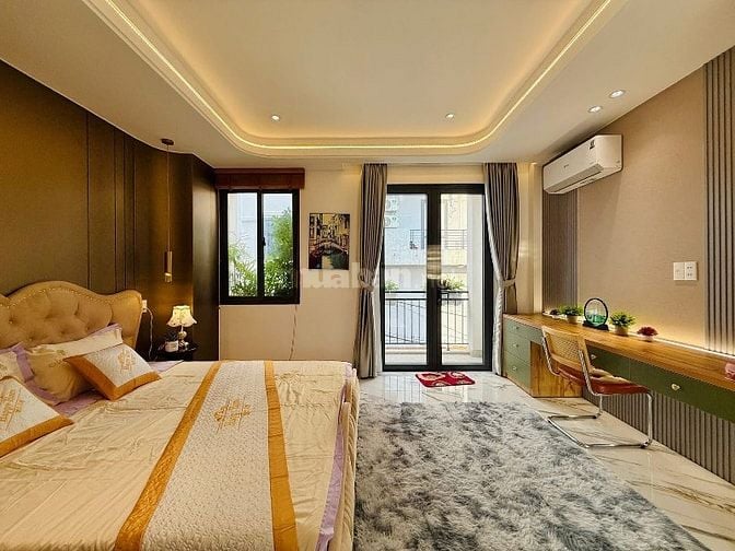 ⭐️Nhà 4 Lầu tuyệt đẹp Cao cấp xe hơi để trong nhà Lê Đức Thọ, P15, GV