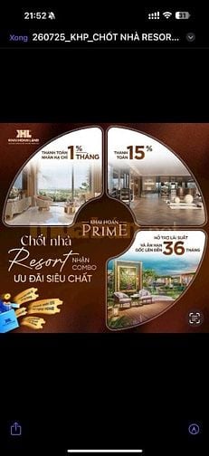 Mở Bán Căn Hộ RESORT KHẢi HOÀN PRIME 