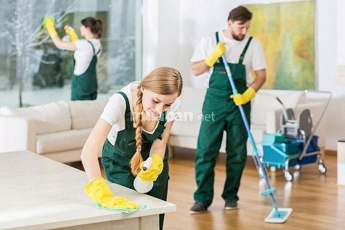 Tuyển gấp 2 Chị : Tạp Vụ ,Dọn Dẹp Văn Phòng ( Quận Tân Phú )