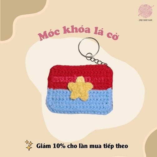 Kẹp tóc lá cờ Việt Nam – Phụ kiện tự hào cho người yêu nước