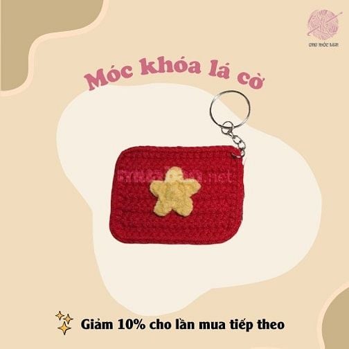 Kẹp tóc lá cờ Việt Nam – Phụ kiện tự hào cho người yêu nước