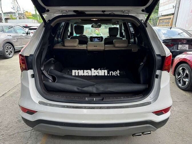 Hyundai Santafe 2017 4WD 2.4L full xăng,màu trắng