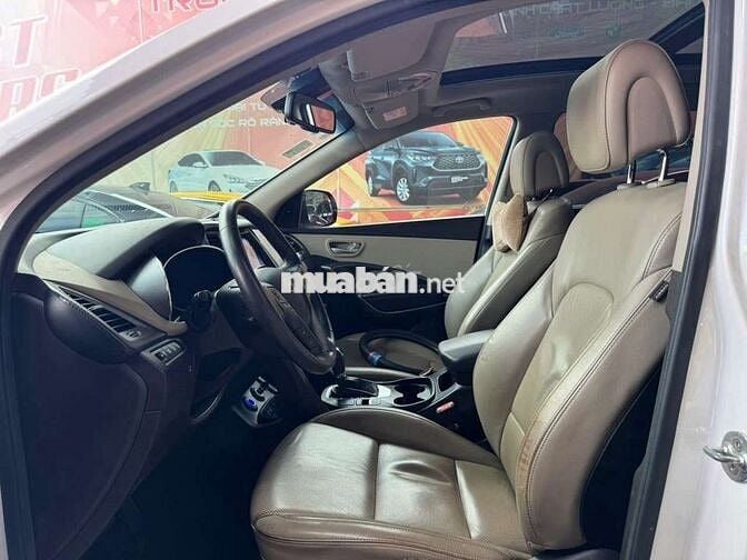 Hyundai Santafe 2017 4WD 2.4L full xăng,màu trắng