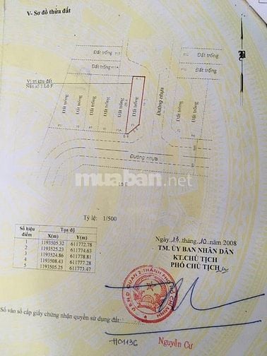 Bán đất dự án 10 mẫu  đường Nguyễn Duy Trinh Quận 2 cũ (76m2) 10.5 tỷ