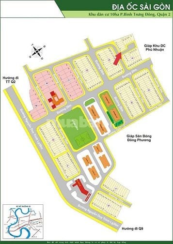 Bán đất dự án 10 mẫu  đường Nguyễn Duy Trinh Quận 2 cũ (76m2) 10.5 tỷ