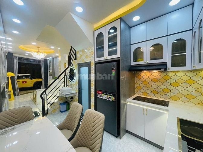 ⭐️Nhà 3 Lầu tuyệt đẹp Cao cấp góc 2 mặt hẻm xe tải 8m Phan Văn Trị, P1