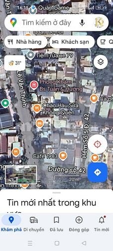 Bán nhà trệt lầu hẻm 4m Lê văn thịnh 4 tỷ 3