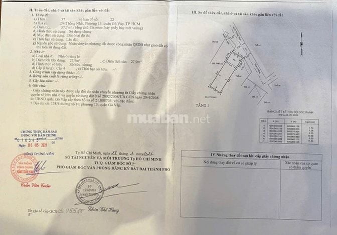 ⭐️Cần tiền Bán gấp nhà nát hẻm Thống Nhất, P15, Q.Gò Vấp