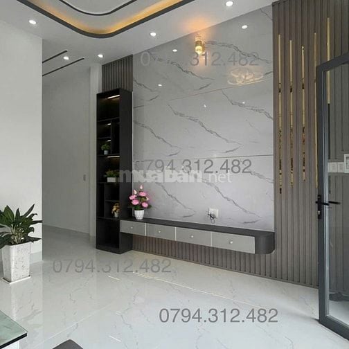 Nhà đẹp mới hoàn thiện hẻm ôtô xã bình chánh , huyện bình chánh . 