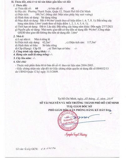NHÀ GIÁ RẺ. THẠNH XUÂN 24. DT: 4 x 252m.  1Tr.1L Giá: 3.8 tỷ