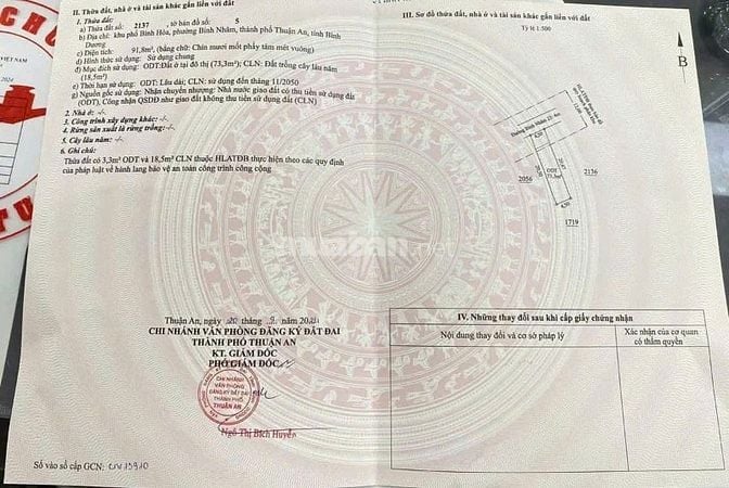 🏡 BÁN LÔ ĐẤT ĐẸP - PHƯỜNG BÌNH NHÂM, THUẬN AN