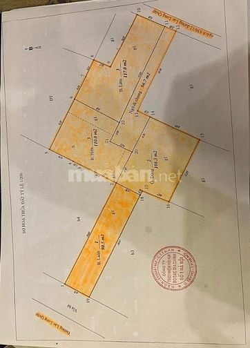 Bán đất thổ cư 482.5m2 mặt đường Lạc Long Quân, sổ đỏ đủ 2MT sát Lotte