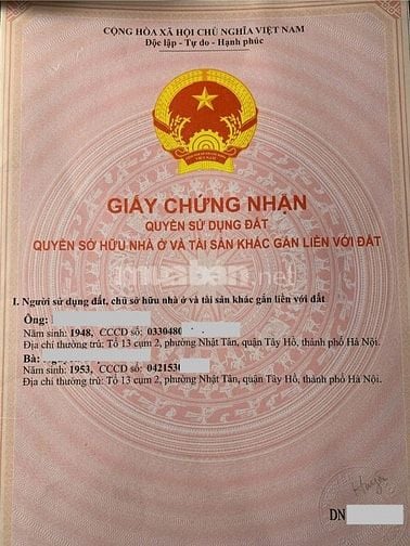 Bán đất thổ cư 482.5m2 mặt đường Lạc Long Quân, sổ đỏ đủ 2MT sát Lotte