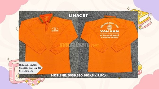ÁO THUN TAY DÀI GIÁ RẺ GIẢI PHÁP ĐỒNG PHỤC CHO CÔNG TRÌNH & CỬA HÀNG
