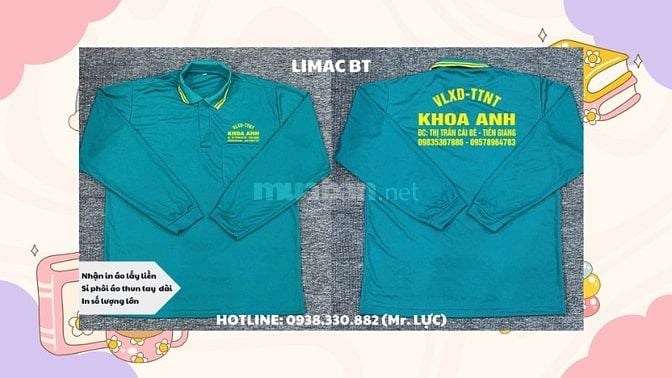 ÁO THUN TAY DÀI GIÁ RẺ GIẢI PHÁP ĐỒNG PHỤC CHO CÔNG TRÌNH & CỬA HÀNG