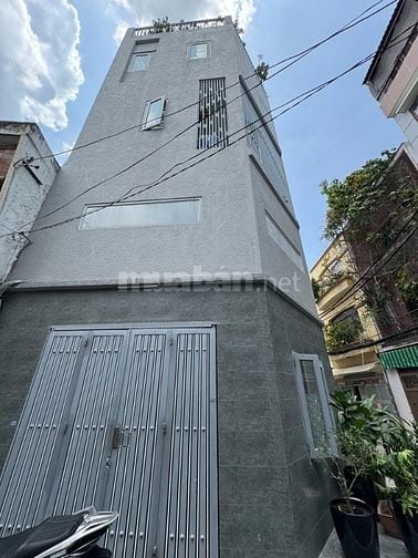 3 lầu, góc 2 mặt tiền hêm 6m khu cao cấp Hồ Biểu Chánh thông ra HVBánh