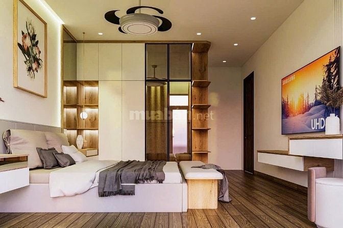 Bán nhà mới đẹp hẻm 591 Trần Xuân Soạn P. Tân Hưng TPHCM, 8.2X6M, 2L