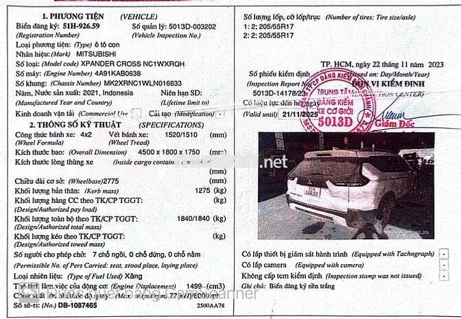 Xpander Cross 5/2021 Nhập Indo Xe Đẹp Bao Test