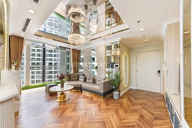 Căn hộ 95m2-2 tỷ4 (3pn)vay 90%,View song  Dọn ở,Mẫu mới,Võ Văn Kiệt 