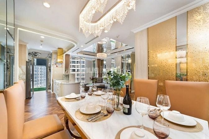 Căn hộ 95m2-2 tỷ4 (3pn)vay 90%,View song  Dọn ở,Mẫu mới,Võ Văn Kiệt 