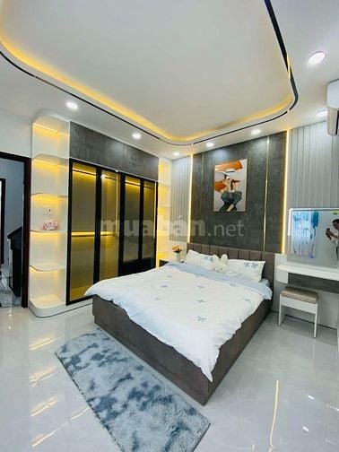 NHÀ MỚI Ở NGAY 4 TẦNG MỚI ĐẸP FULL NỘI THẤT.