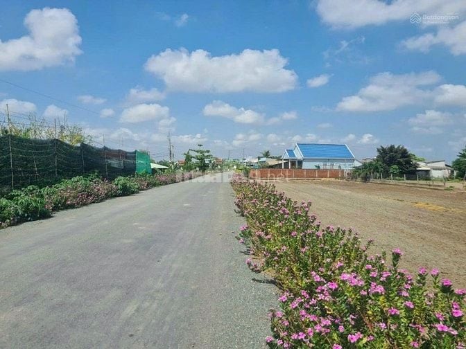 Còn lô đất nằm ngay mặt tiền đường vành đai 4, cách chợ Đức Hòa 500m