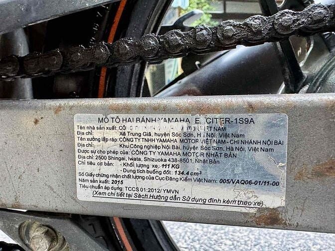 ❤️ Exciter 135 tự động 1S9a 2015 đời cao