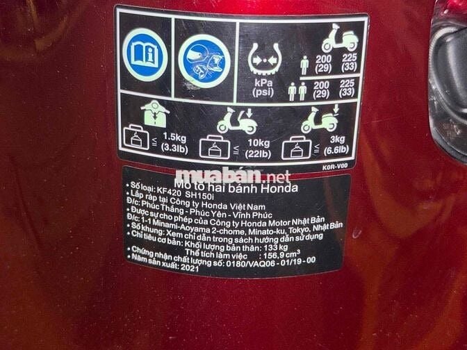 EM BÁN SH VN MÁY 150CC GIÁ SINH VIÊN
