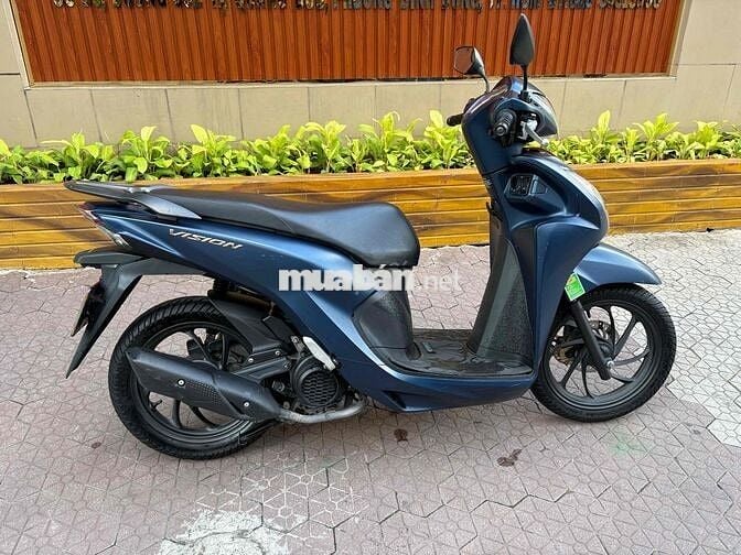Honda Vision 2021 Xanh Nhám xe đẹp keng