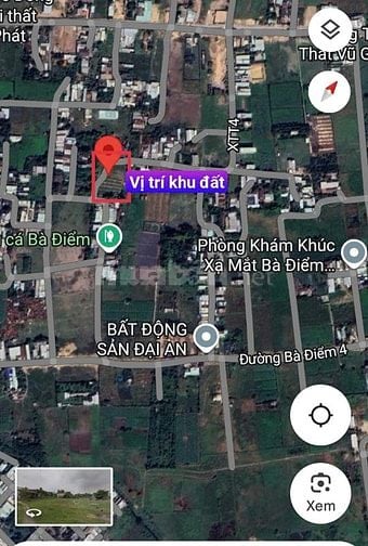 Anh em hỗ trợ bán lô đất thuộc xã Bà Điểm Hóc Môn, 23tỷ6, HH 400tr