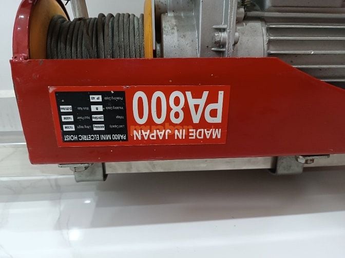 Cần bán máy tời điện tải trọng 800 KG Model PA800