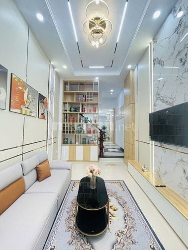 NHÀ 4 TẦNG FULL NT- NỞ HẬU TÀI LỘC- P8- GÒ VẤP