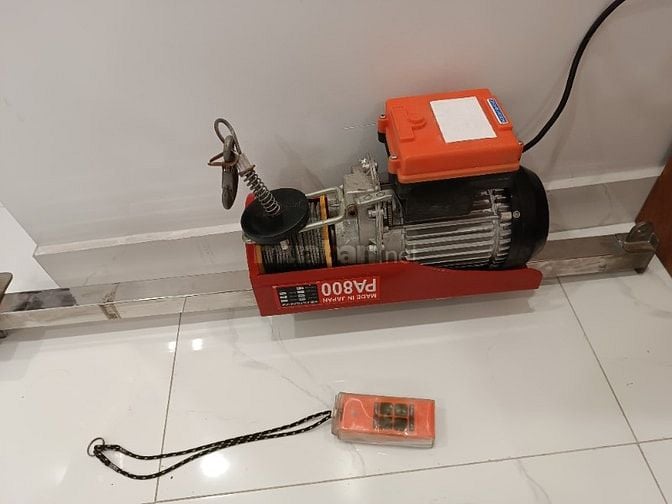 Cần bán máy tời điện tải trọng 800 KG Model PA800