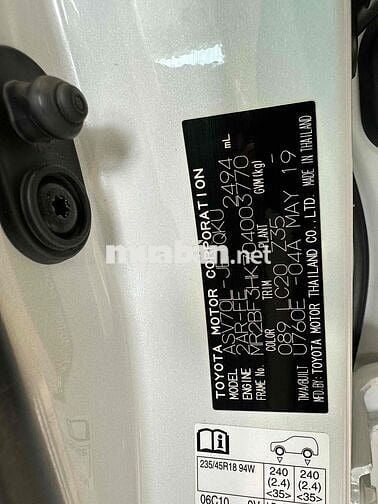 Toyota Camry 2019 2.5 Q HÃNG BH 1 năm đ/co
