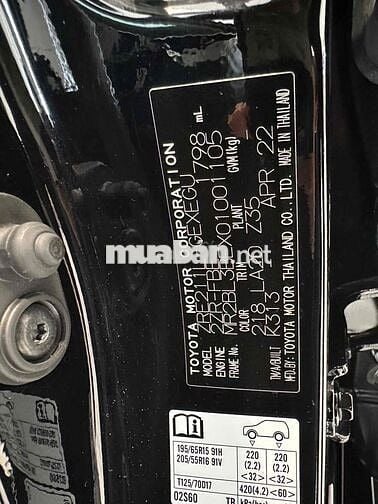 Toyota Corolla Altis 2022 tự động BH HÃNG TOÀN QUO