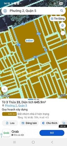 Bán đất mặt tiền Nguyễn Trãi phường 2 Quận 5 giá 400 tỷ