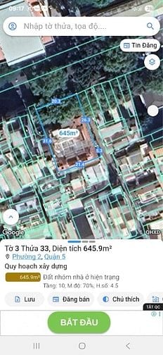 Bán đất mặt tiền Nguyễn Trãi phường 2 Quận 5 giá 400 tỷ