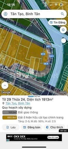 ✅Đất Mặt Tiền Trần Hải Phụng , Tân Tạo A,Bình Tân 